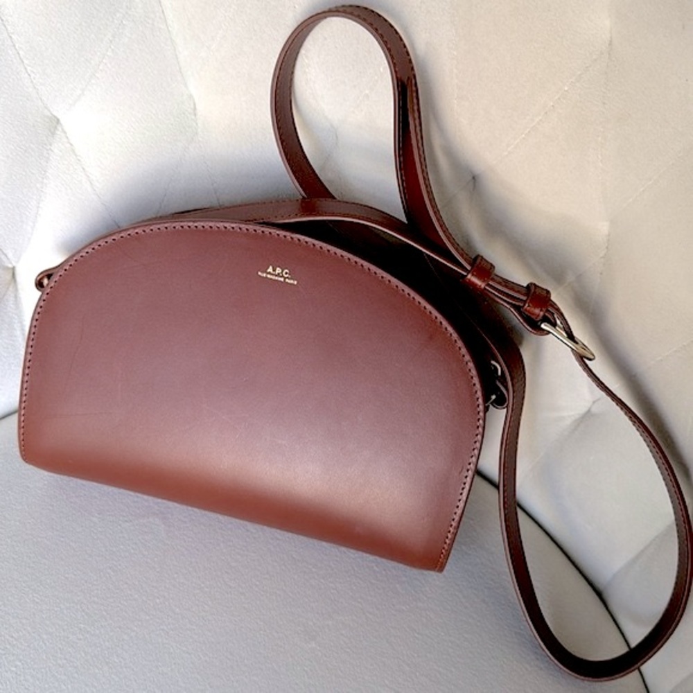 A.P.C Demi Lune Crossbody Bag NWOT
